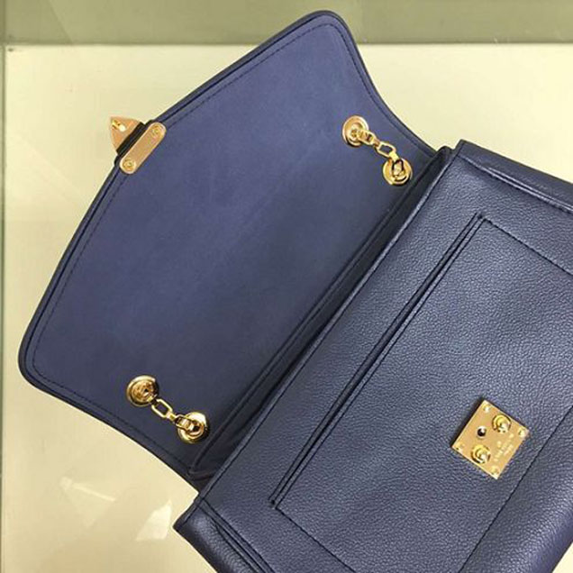 Сумка Louis Vuitton M48948 Saint-Germain PM Shoulder Bag Monogram Empreinte Leather "Navy Blue" фото № 8