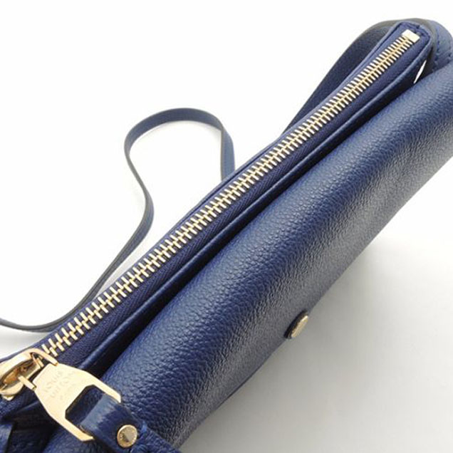 Сумка Louis Vuitton M50262 Twice Crossbody Bag Monogram Empreinte Leather "Navy Blue" фото № 8