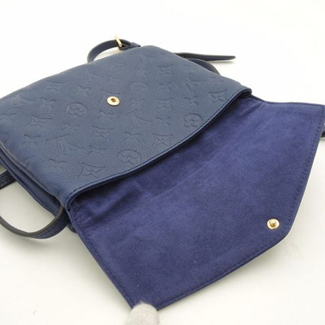 Сумка Louis Vuitton M50262 Twice Crossbody Bag Monogram Empreinte Leather "Navy Blue" фото № 9