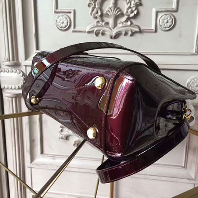 Сумка Louis Vuitton M50403 Montaigne BB Tote Bag Monogram Vernis "Chocolate" фото № 6