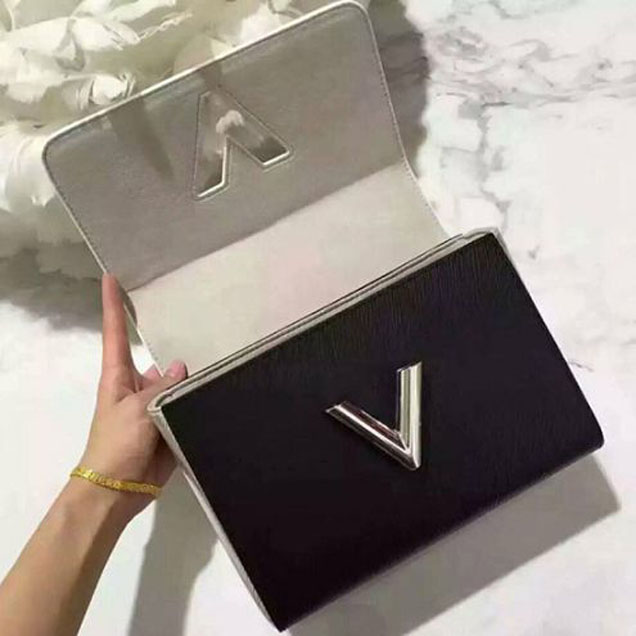 Сумка Louis Vuitton M53011 Twist MM Shoulder Bag Epi Leather "White" фото № 4