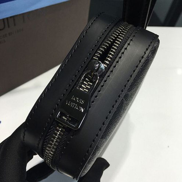 Клатч Louis Vuitton M61872 Box Clutch Monogram Eclipse Canvas "Black" фото № 7