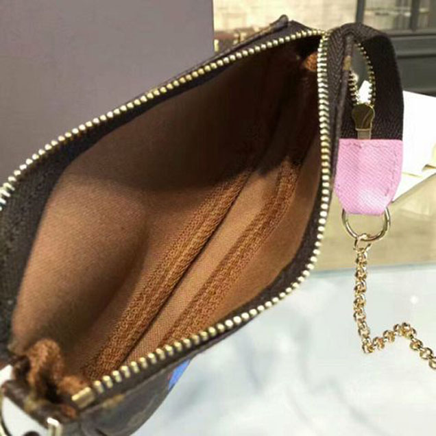 Сумка Louis Vuitton M62141 Mini Pochette Accessoires Monogram Canvas "Brown" фото № 10