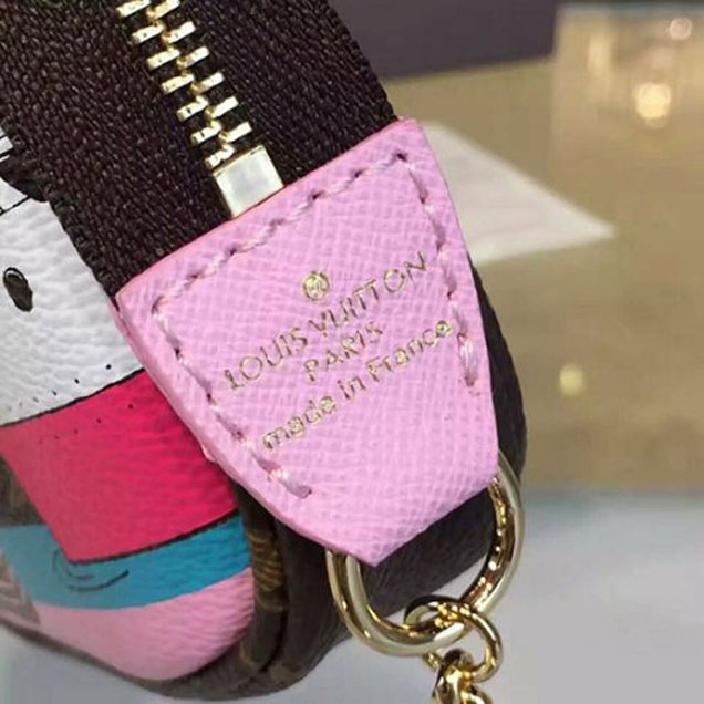 Сумка Louis Vuitton M62141 Mini Pochette Accessoires Monogram Canvas "Brown" фото № 7