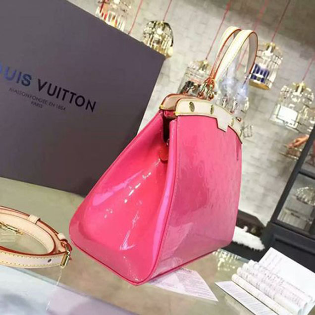 Сумка Louis Vuitton M90262 Brea MM Tote Bag Monogram Vernis "Pink" фото № 3
