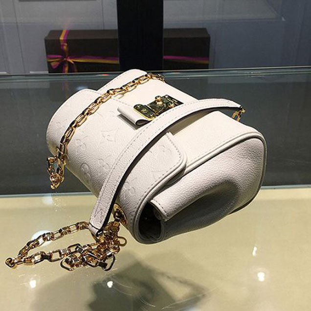 Сумка Louis Vuitton M94556 Saint-Germain BB Crossbody Bag Monogram Empreinte Leather "White" фото № 5