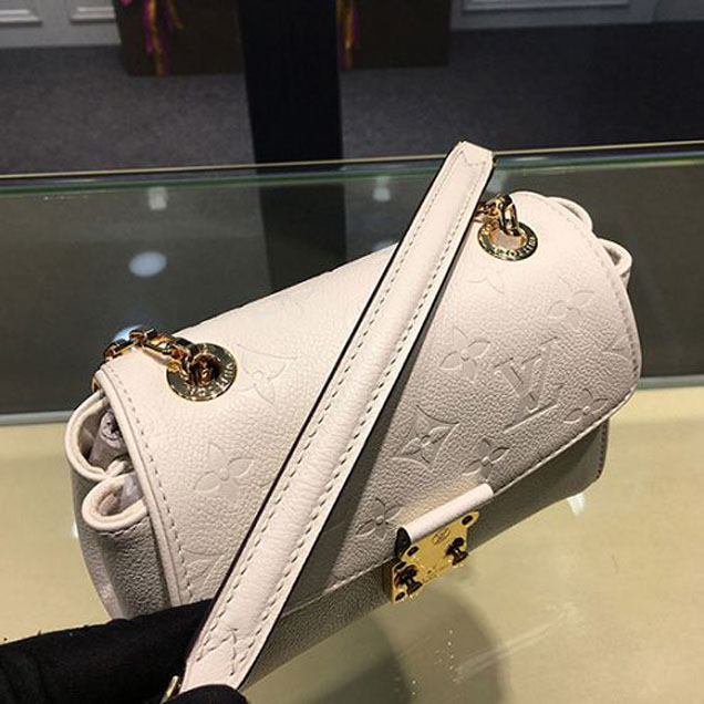 Сумка Louis Vuitton M94556 Saint-Germain BB Crossbody Bag Monogram Empreinte Leather "White" фото № 9