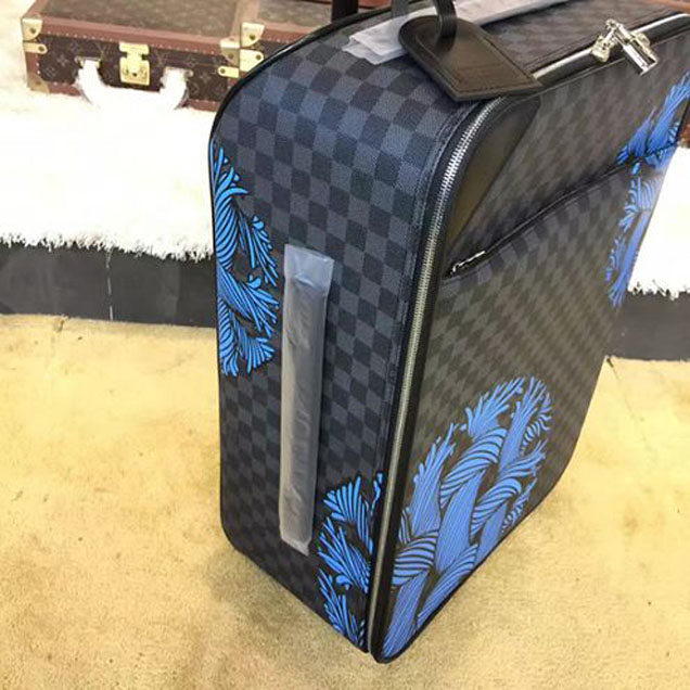 Чемодан Louis Vuitton N23006 Pegase Legere 55 Rolling Luggage Damier Graphite Canvas "Graphite" фото № 7