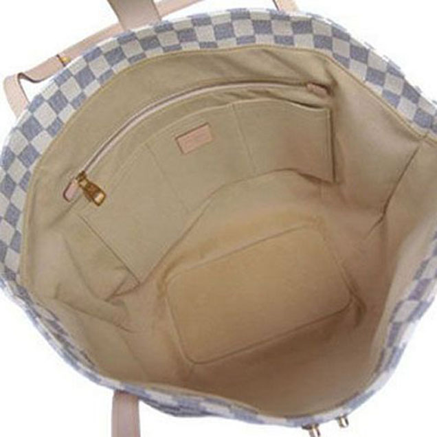 Сумка Louis Vuitton N41209 Salina GM Shoulder Bag Damier Azur Canvas "White" фото № 6