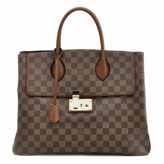 Сумка Louis Vuitton N41273 Ascot Tote Bag Damier Ebene Canvas "Brown" фото № 2