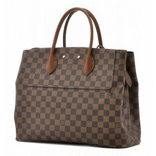 Сумка Louis Vuitton N41273 Ascot Tote Bag Damier Ebene Canvas "Brown" фото № 3