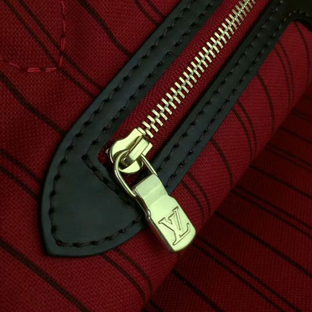 Сумка Louis Vuitton N41357 Neverfull GM Shoulder Bag Damier Ebene Canvas "Brown" фото № 9