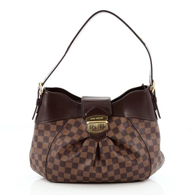 Сумка Louis Vuitton N41541 Sistina MM Hobo Bag Damier Ebene Canvas "Brown" фото № 2
