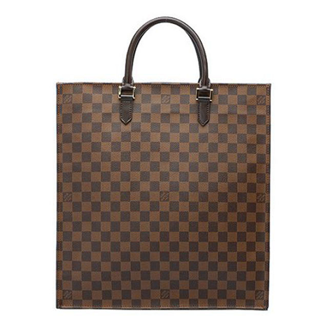 Сумка Louis Vuitton N51140 Sac Plat Tote Bag Damier Ebene Canvas "Brown" фото № 2