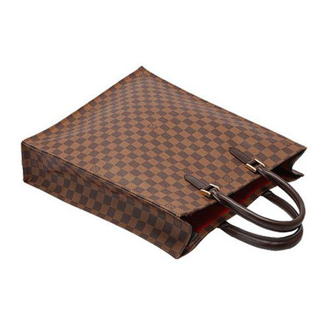 Сумка Louis Vuitton N51140 Sac Plat Tote Bag Damier Ebene Canvas "Brown" фото № 6