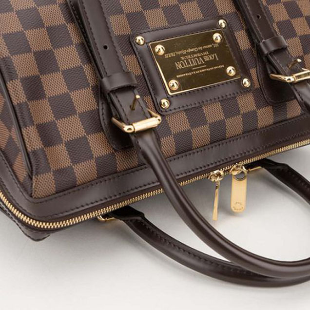 Сумка Louis Vuitton N52000 Berkeley Tote Bag Damier Ebene Canvas "Brown" фото № 5