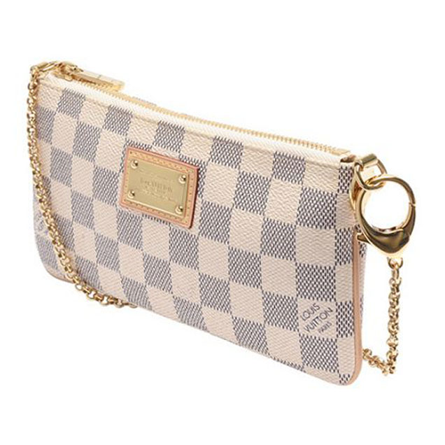 Сумка Louis Vuitton N60027 Pochette Milla MM Damier Azur Canvas "White" фото № 4