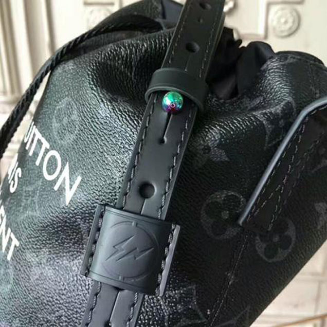 Сумка Louis Vuitton M43418 Nano Bag Crossbody Bag Monogram Eclipse Canvas "Black" фото № 7