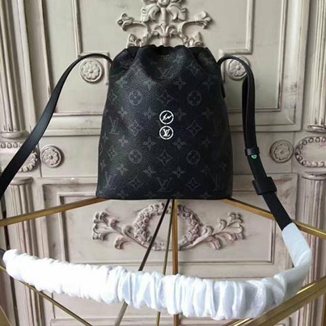 Сумка Louis Vuitton M43418 Nano Bag Crossbody Bag Monogram Eclipse Canvas "Black" фото № 4