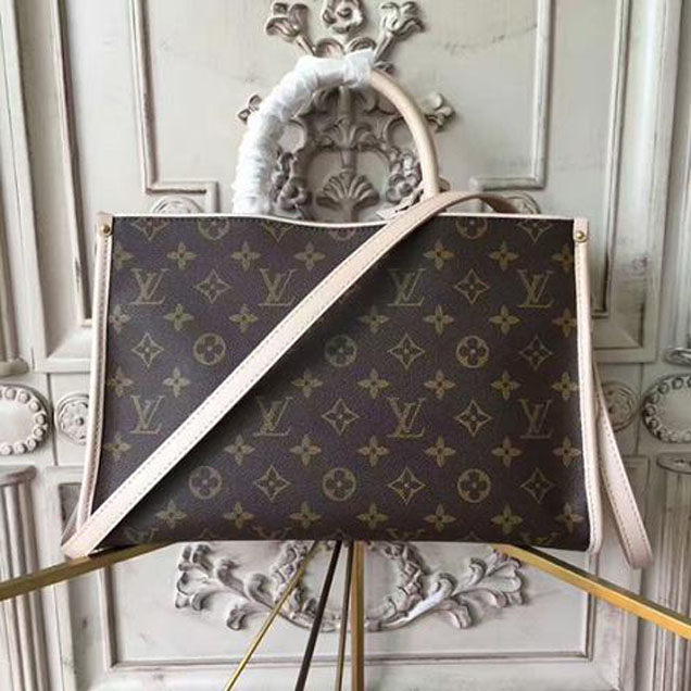 Сумка Louis Vuitton M43463 Popincourt PM Tote Bag Monogram Canvas "Brown" фото № 3