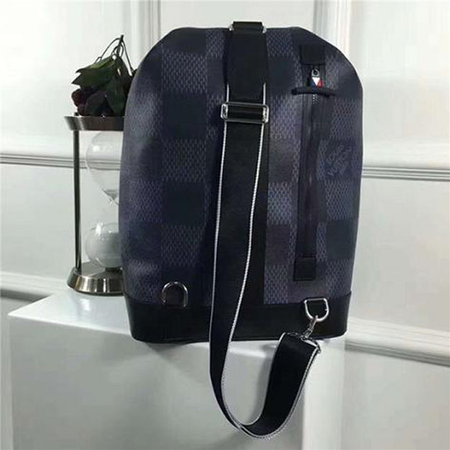 Рюкзак Louis Vuitton N44012 Sac Marin Backpack Damier Cobalt Canvas "Navy Blue" фото № 4