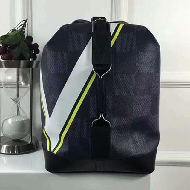 Рюкзак Louis Vuitton N44012 Sac Marin Backpack Damier Cobalt Canvas "Navy Blue" фото № 2