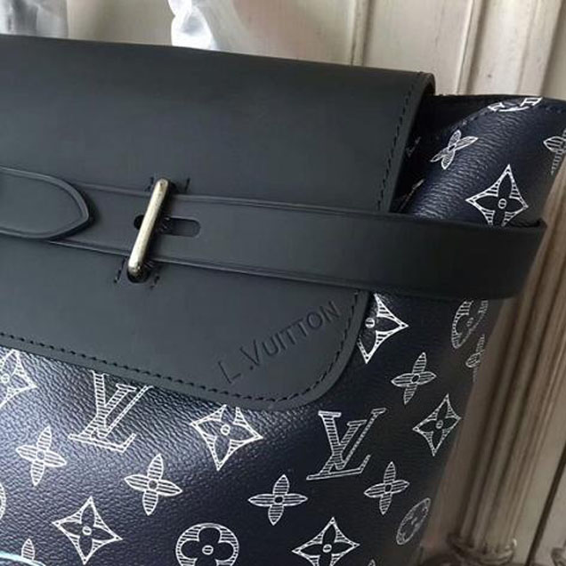 Рюкзак Louis Vuitton M54126 Steamer Backpack Monogram Savane Canvas "Navy Blue" фото № 6