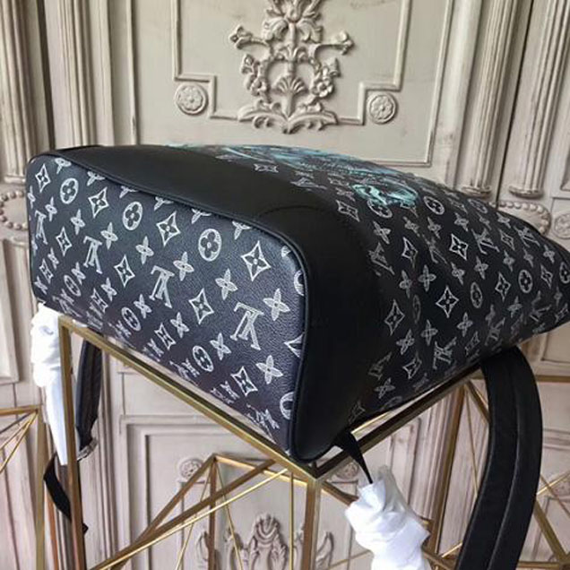 Рюкзак Louis Vuitton M54126 Steamer Backpack Monogram Savane Canvas "Navy Blue" фото № 5