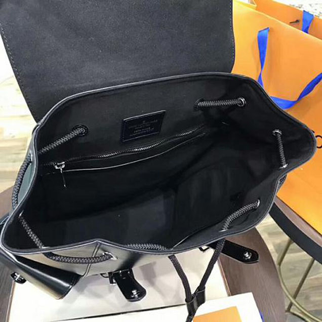 Рюкзак Louis Vuitton x Supreme Christopher Backpack PM M53413 Epi Leather "Black" фото № 8