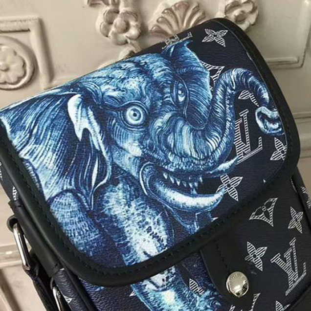 Сумка Louis Vuitton Messenger BB M54246 Monogram Savane Canvas "Navy Blue" фото № 5