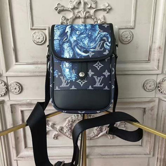 Сумка Louis Vuitton Messenger BB M54246 Monogram Savane Canvas "Navy Blue" фото № 2