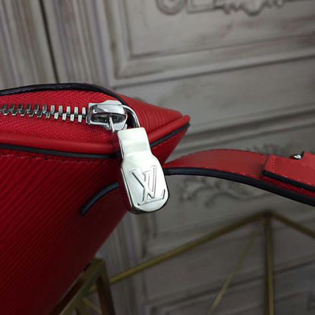 Сумка Louis Vuitton x Supreme Bumbag M53418 Epi Leather "Red" фото № 7