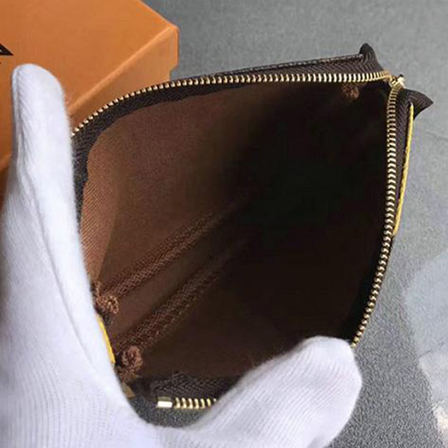 Сумка Louis Vuitton Mini Pochette Accessoires M67703 Monogram Canvas "Brown" фото № 10