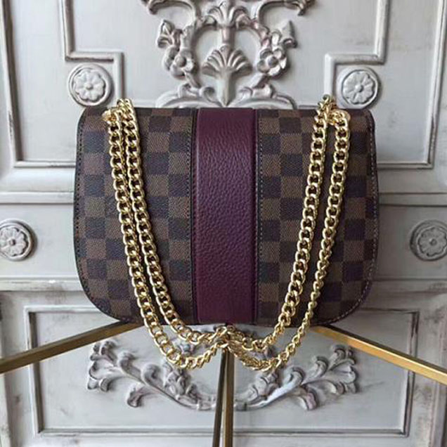 Сумка Louis Vuitton Wight N64420 Damier Ebene Canvas "Brown" фото № 4