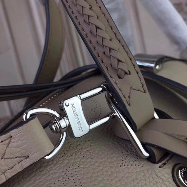Сумка Louis Vuitton Asteria M54672 Mahina Leather "Beige" фото № 9