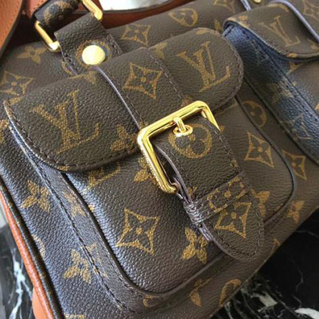Сумка Louis Vuitton Manhattan M43481 Monogram Canvas "Brown" фото № 8