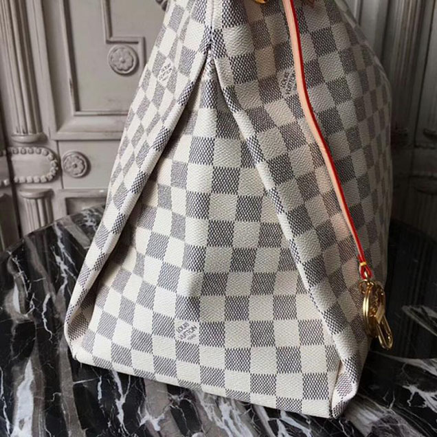 Сумка Louis Vuitton N41174 Artsy MM Hobo Bag Damier Azur Canvas "White" фото № 7