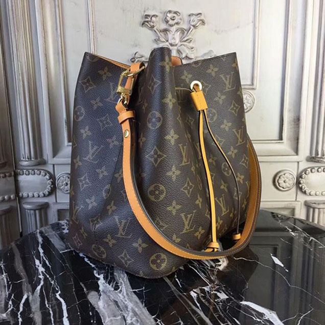 Сумка Louis Vuitton NeoNoe M43430 Monogram Canvas "Brown" фото № 3