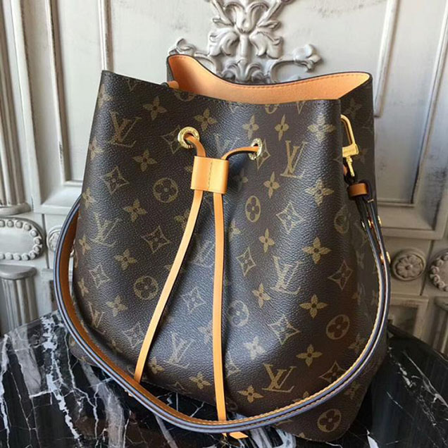 Сумка Louis Vuitton NeoNoe M43430 Monogram Canvas "Brown" фото № 5