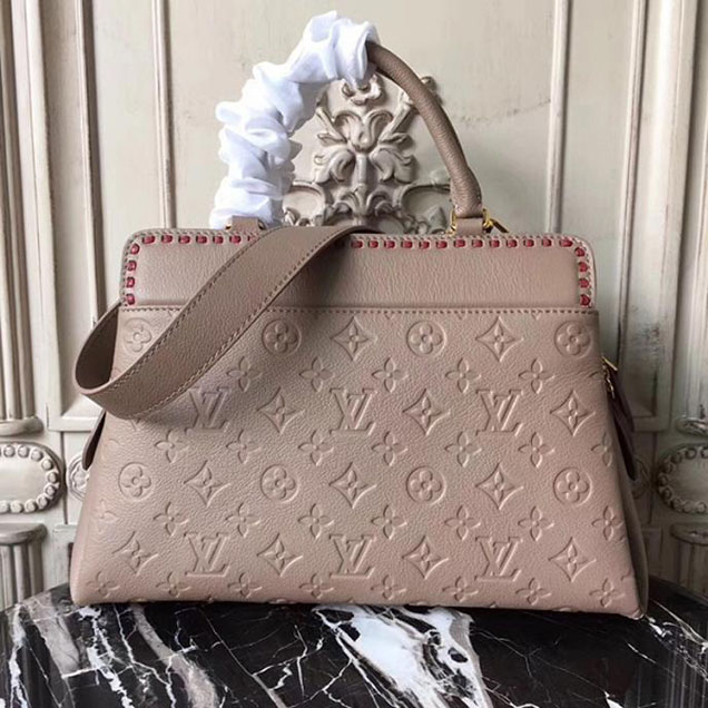 Сумка Louis Vuitton Vosges MM M43739 Monogram Empreinte Leather "Beige" фото № 4