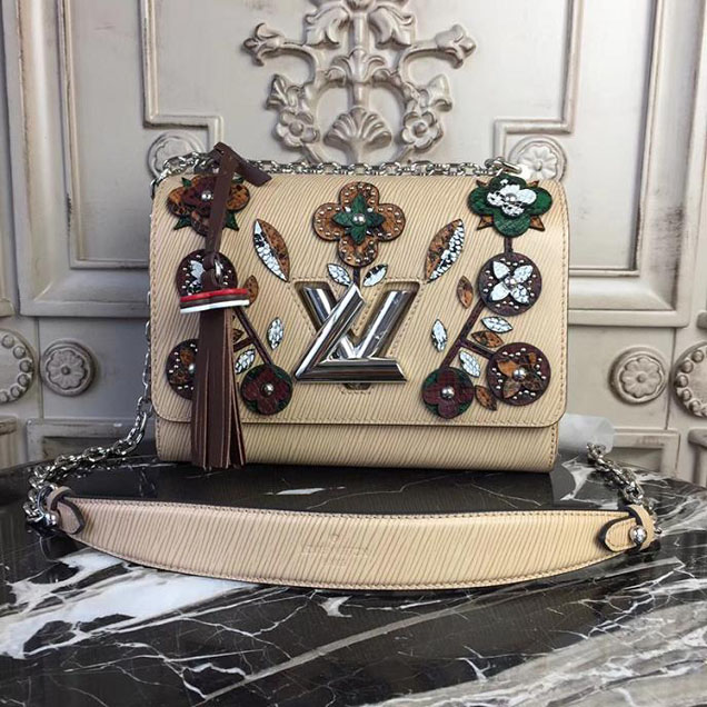 Сумка Louis Vuitton Epi Leather Twist MM M53524 "Beige" фото № 2