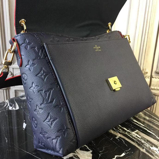 Сумка Louis Vuitton Monogram Empreinte Leather Blanche M43618 "Navy Blue" фото № 9