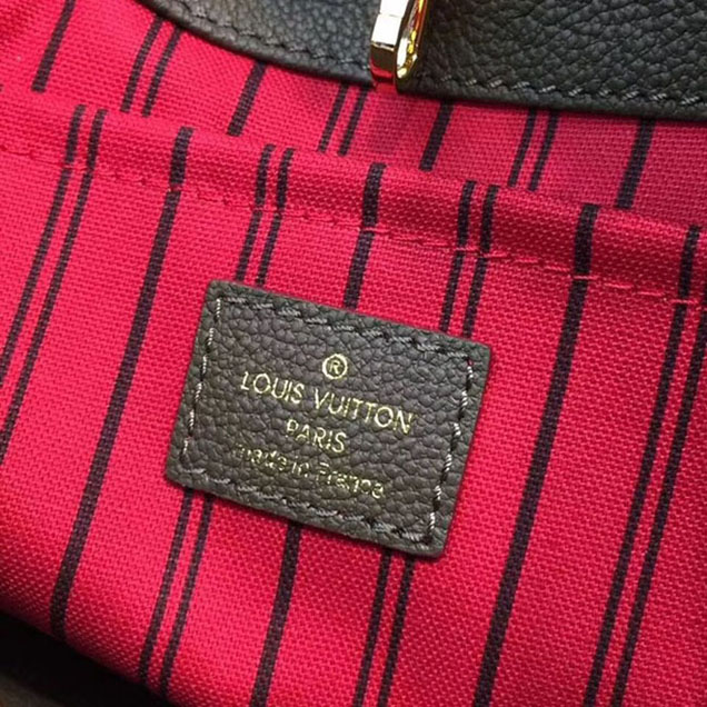 Сумка Louis Vuitton Montaigne MM M43660 Monogram Empreinte Leather Kaki Fango "Green" фото № 8