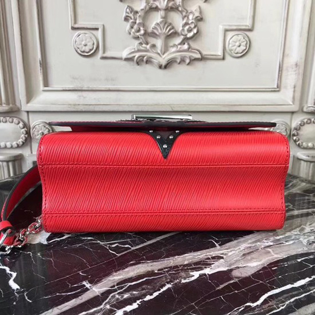 Сумка Louis Vuitton M51876 Twist MM Epi Leather "Red" фото № 5