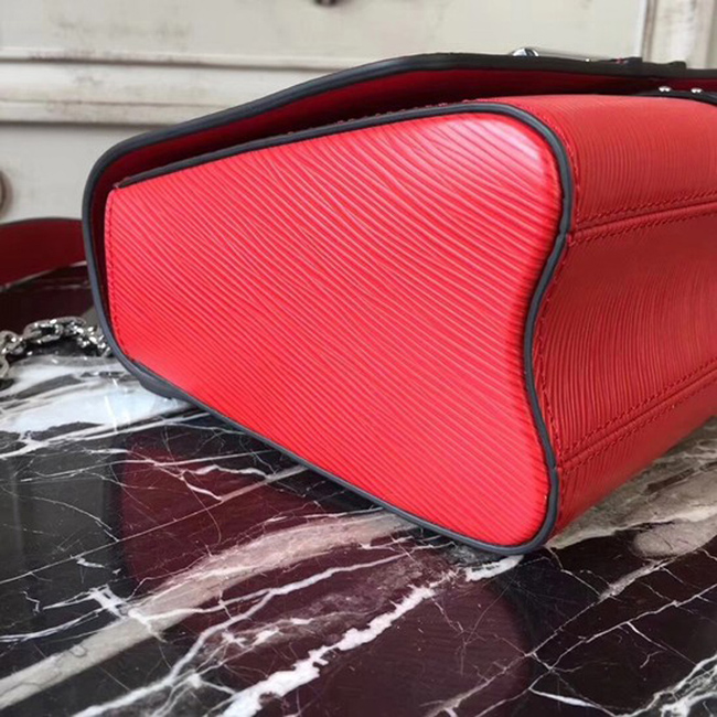Сумка Louis Vuitton M51876 Twist MM Epi Leather "Red" фото № 8