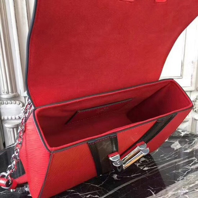 Сумка Louis Vuitton M51876 Twist MM Epi Leather "Red" фото № 10