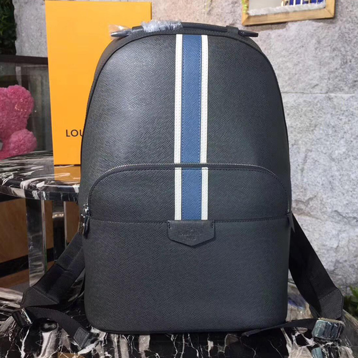 Рюкзак Louis Vuitton Anton Backpack M34405 Ardoise Taiga Leather "Navy Blue" фото № 2