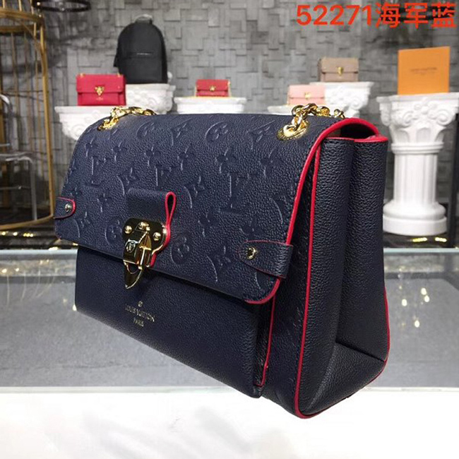Сумка Louis Vuitton M43925 Vavin MM Monogram Empreinte Leather "Navy Blue" фото № 2