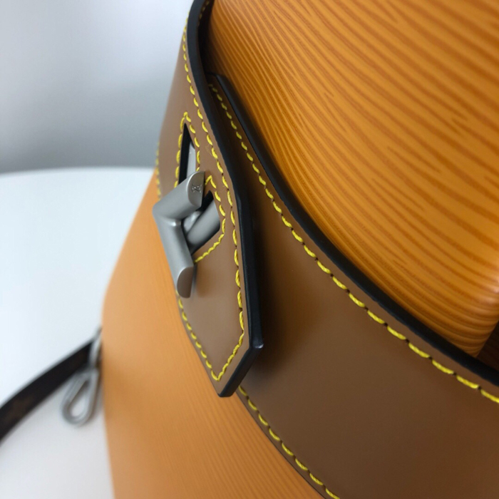 Сумка Louis Vuitton Twist Bucket M52803 Epi Leather Safran Yellow "Brown" фото № 7