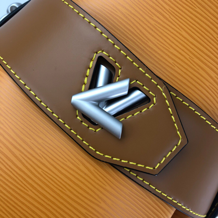Сумка Louis Vuitton Twist Bucket M52803 Epi Leather Safran Yellow "Brown" фото № 5